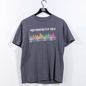 Smirnoff Twist T-Shirt Perfectly EQ'd Sun Faded Medium VTG 90s Y2K Streetwear